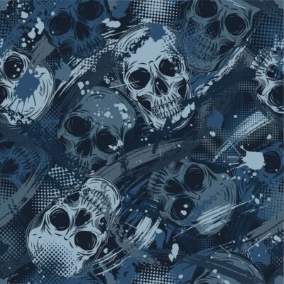 Blue Skulls